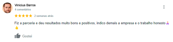 Depoimento da Vinicius Barros